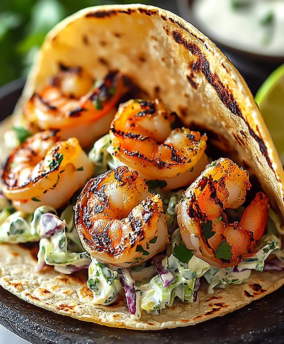 Cilantro Lime Shrimp Tacos