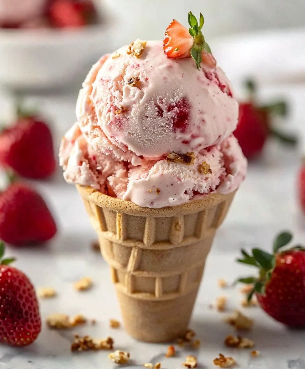 Strawberry Cheesecake Ice Cream