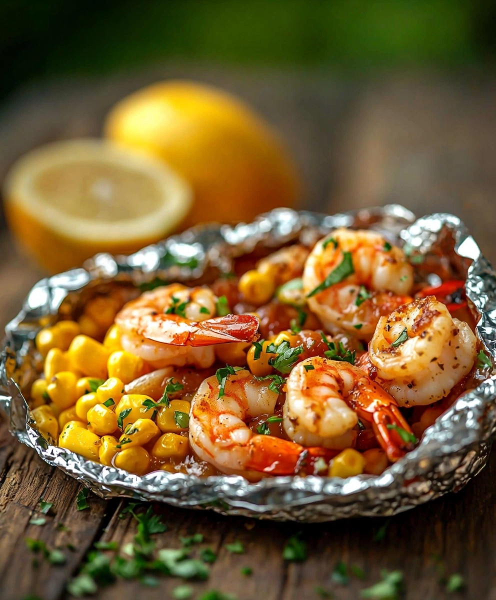 Shrimp Boil Foil Packets