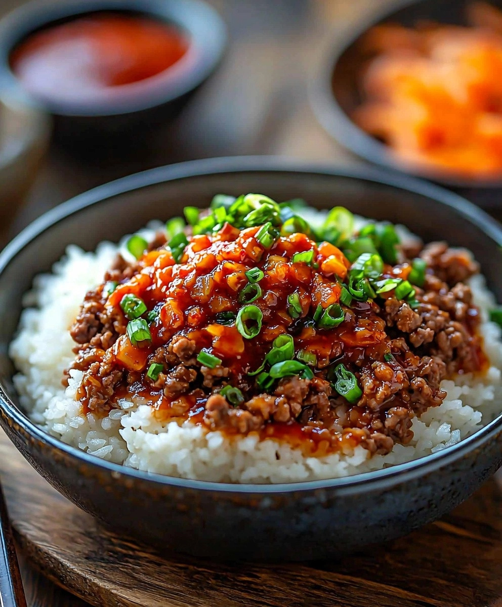 Korean Ground Beef Bowl