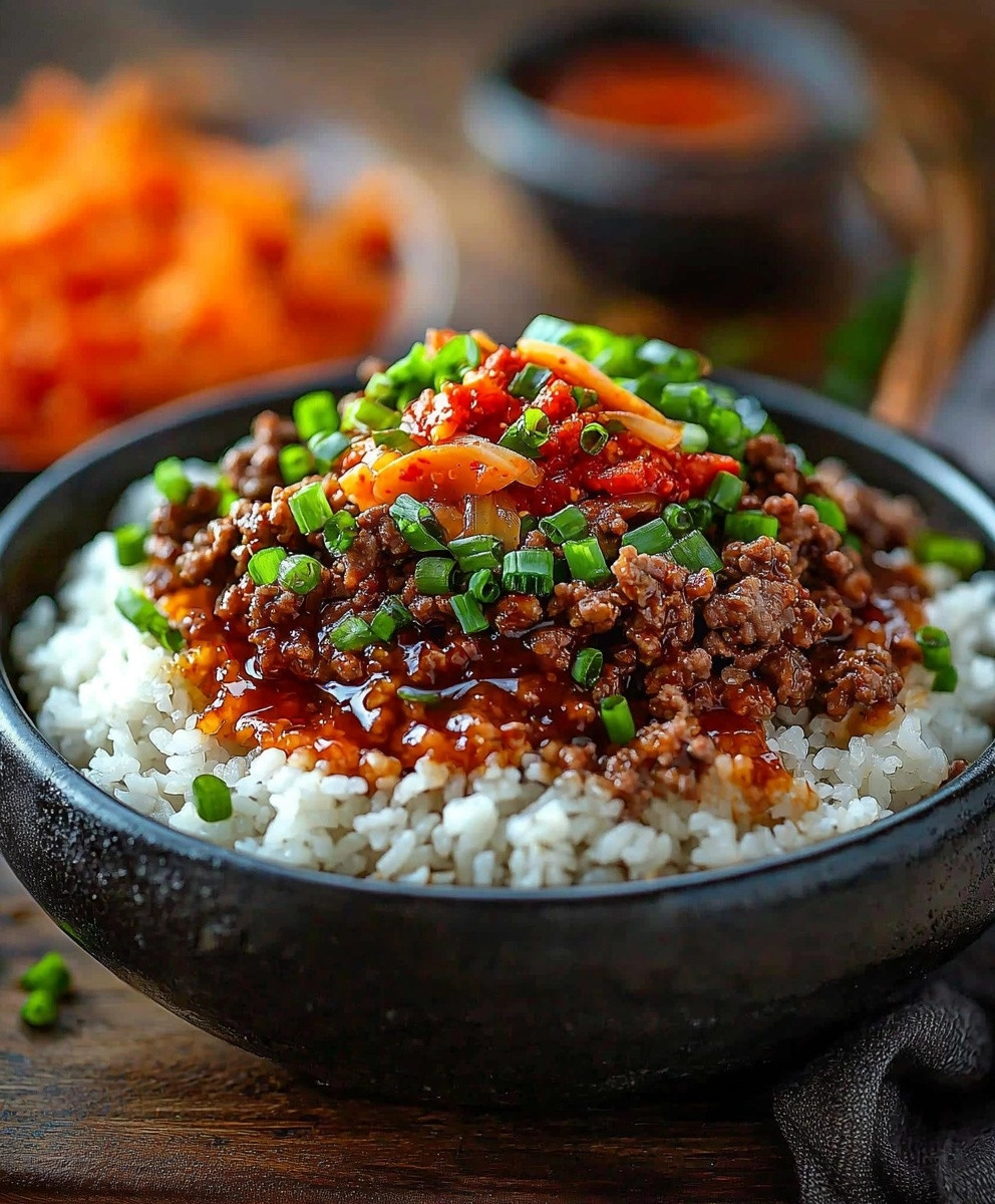 Korean Ground Beef Bowl