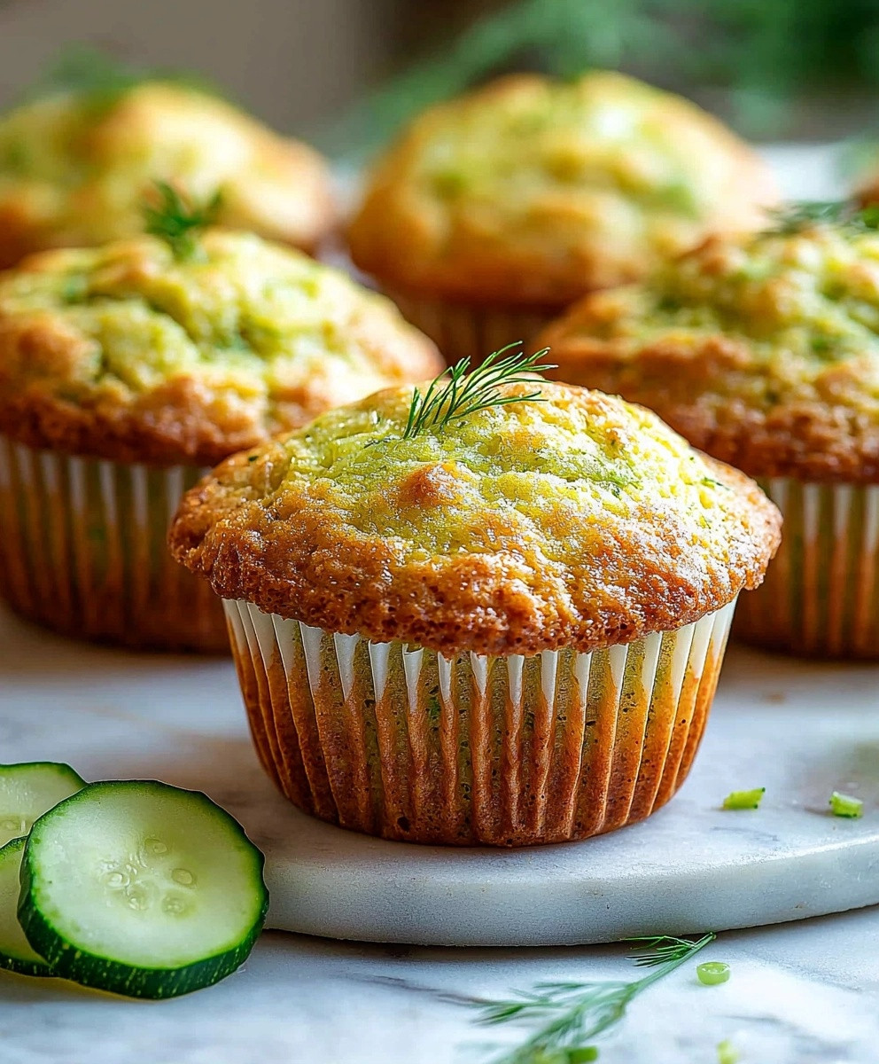 Fluffy Lemon Courgette Muffins