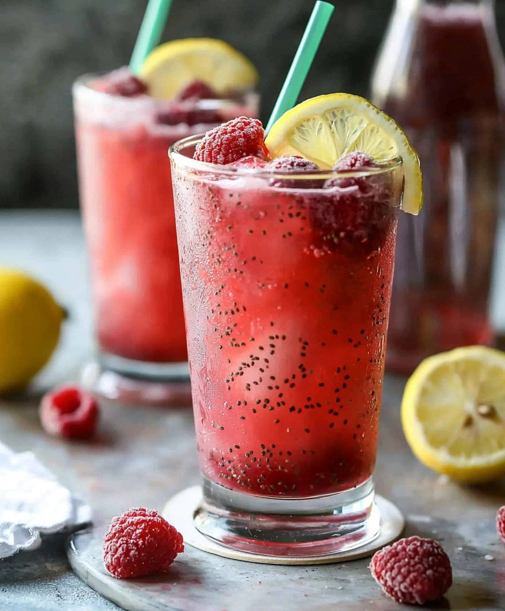 Chia Raspberry Lemonade
