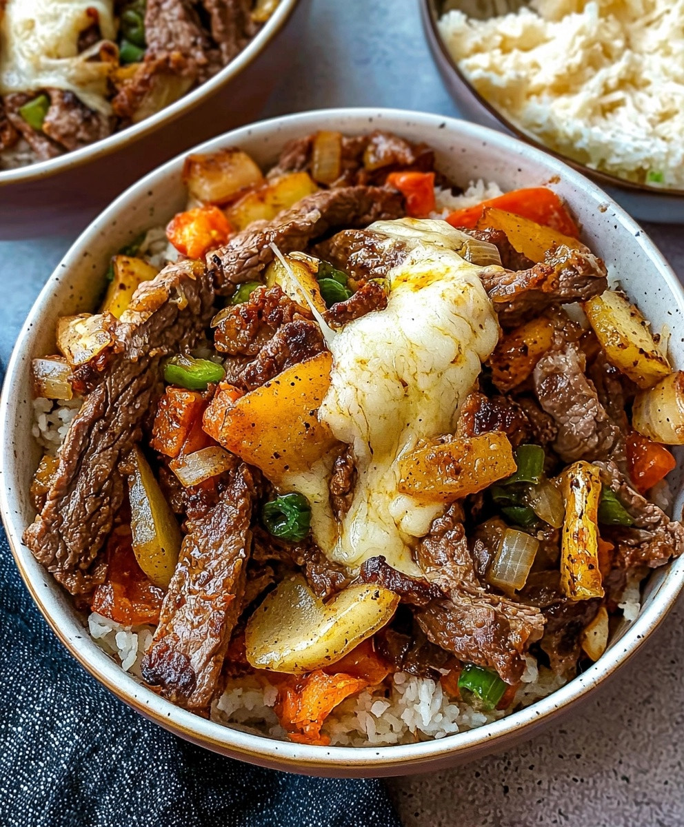 Philly Cheesesteak Bowls