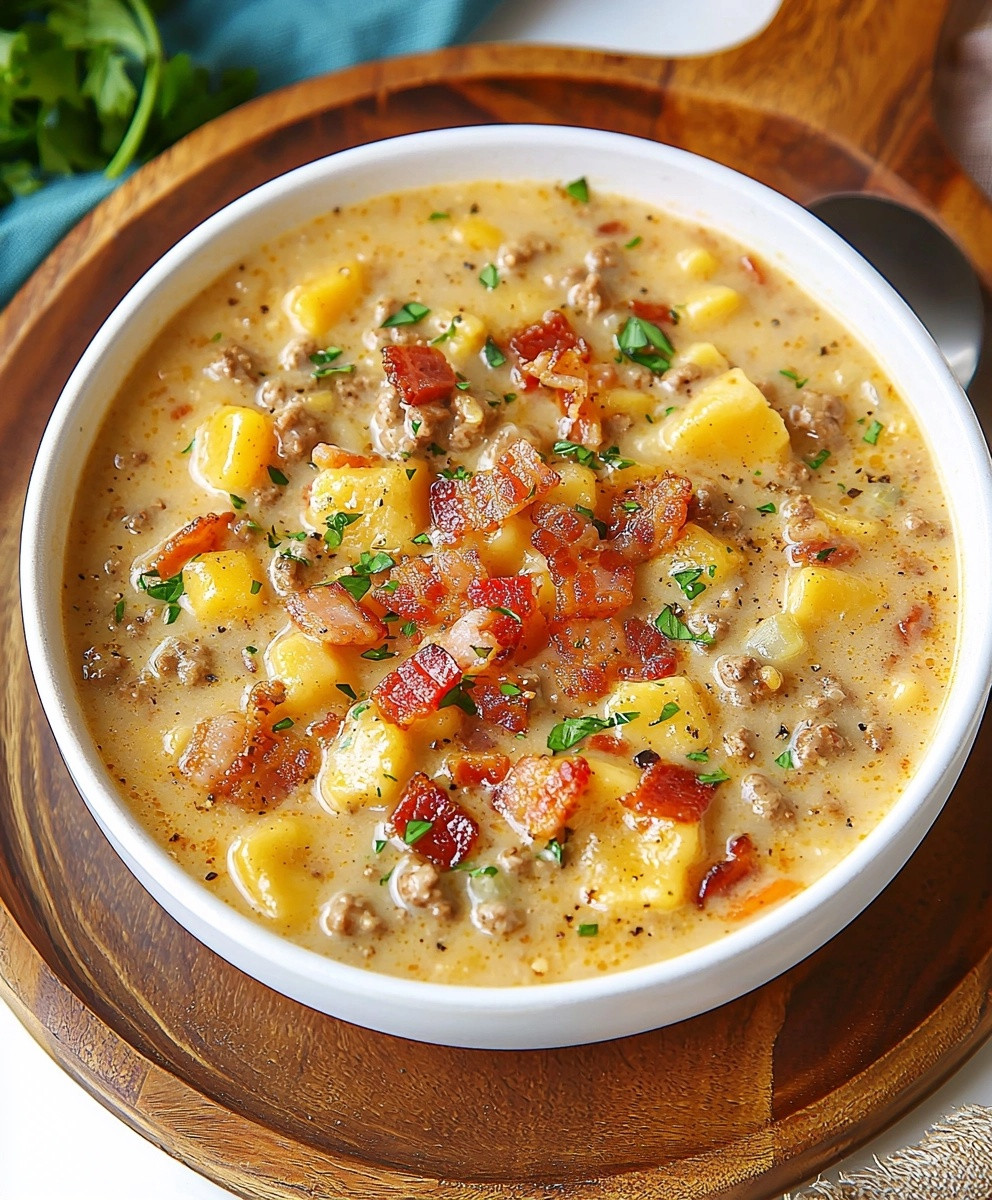 Bacon Cheeseburger Soup