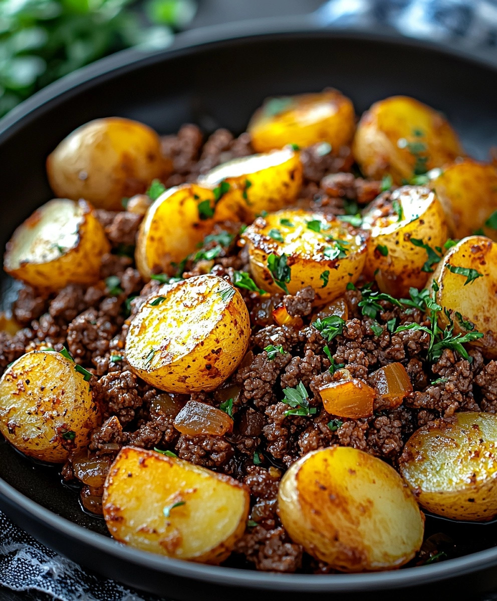 Ground Beef and Potatoes Dish