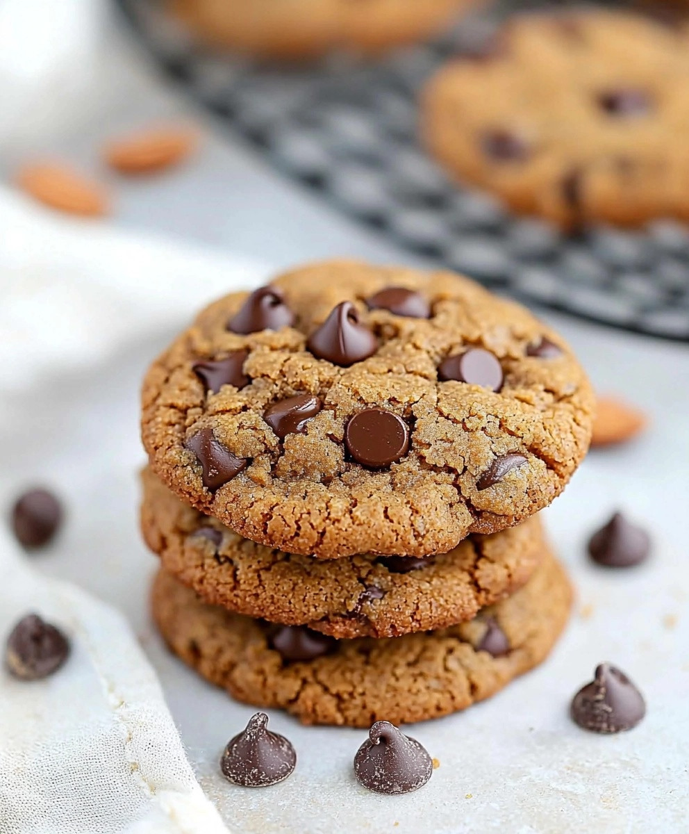 Almond Butter Chocolate Chip Cookies