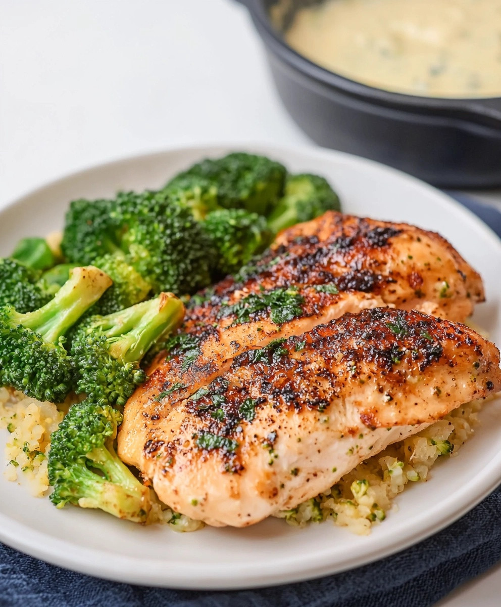 Cast Iron Chicken Broccoli Ranch
