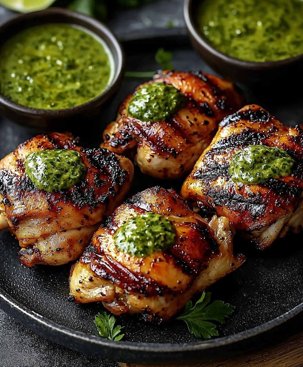 Grilled Chicken with Green Sauce