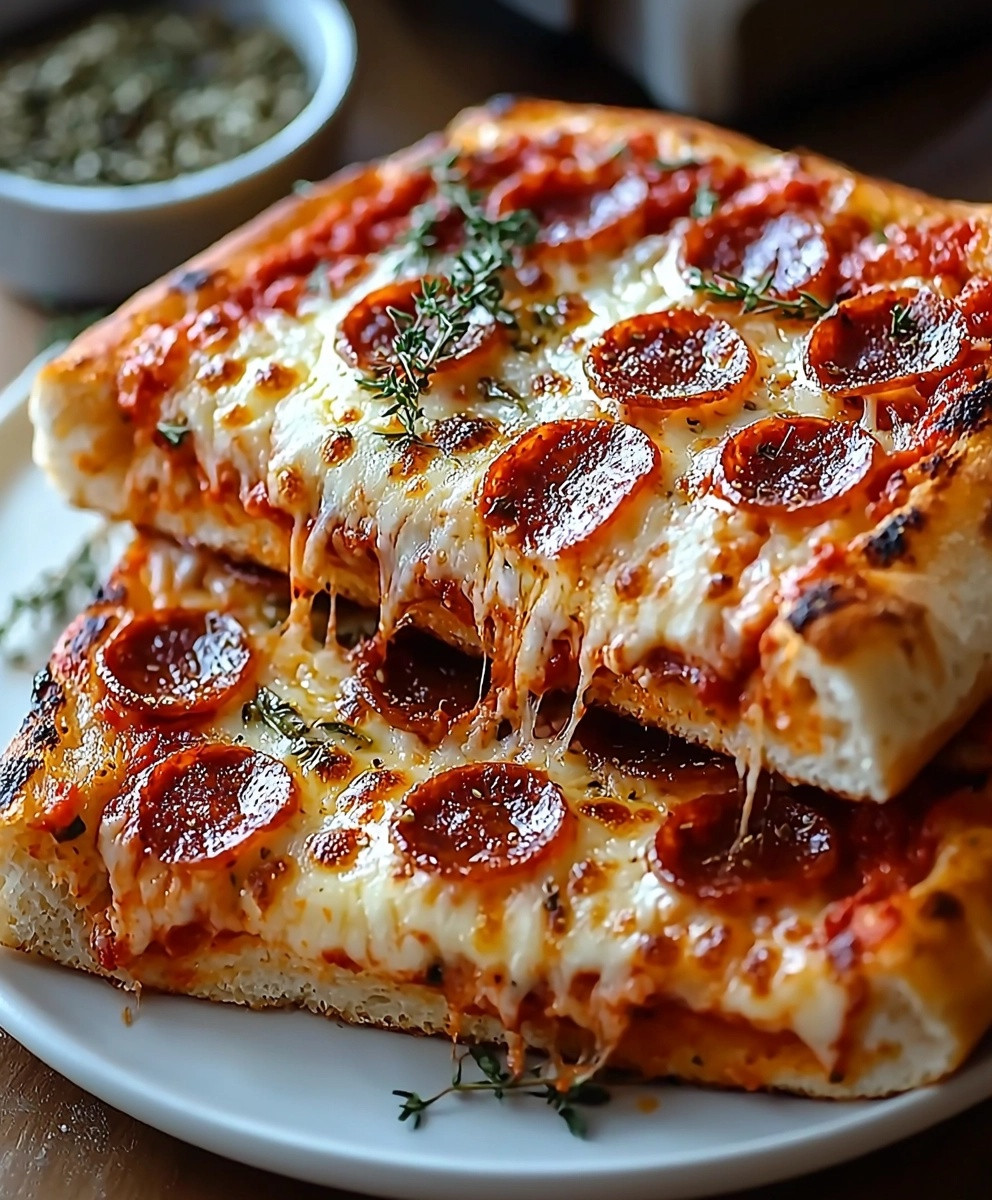 Crispy Pepperoni Pizza Panini