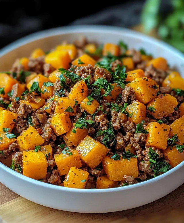 Ground Turkey Sweet Potato Skillet