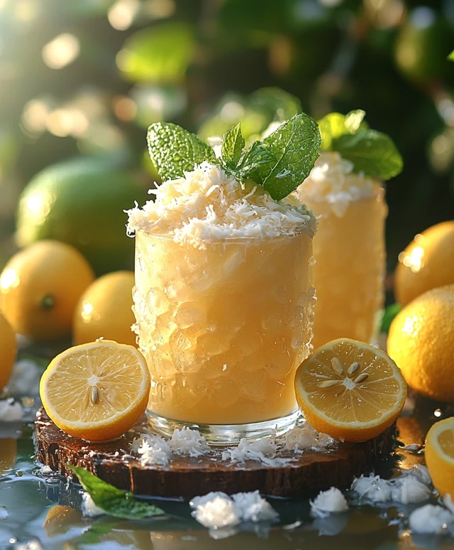 Coconut Milk Brazilian Lemonade