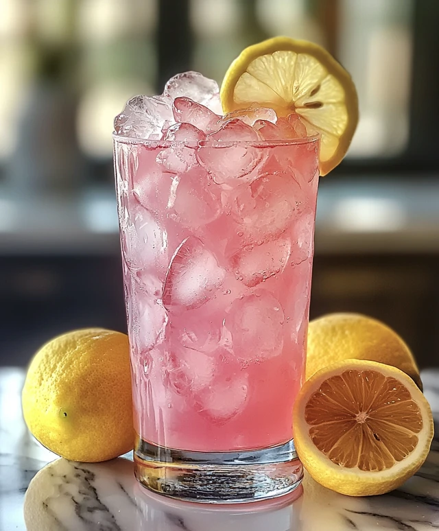 Pink Lemonade Cocktail Drink