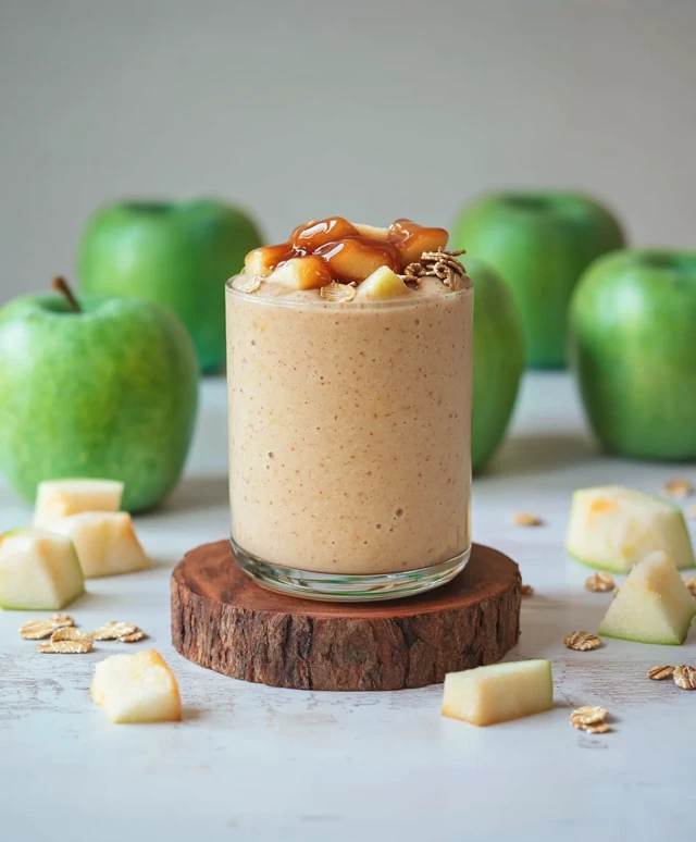 Caramel Apple Oatmeal Smoothie