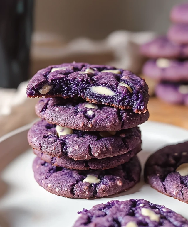 Ube Cookies Delight