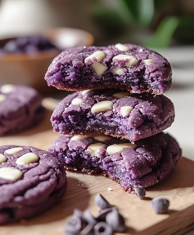 Ube Cookies Delight