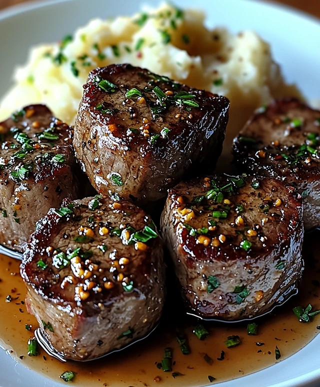 Garlic Butter Steak Bites