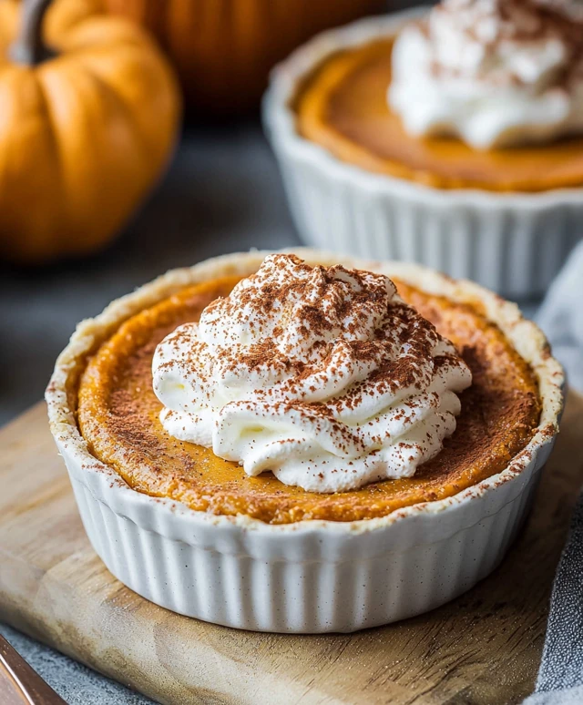 Crustless Pumpkin Pie Dessert