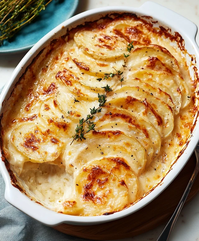 Potatoes au Gratin Dish