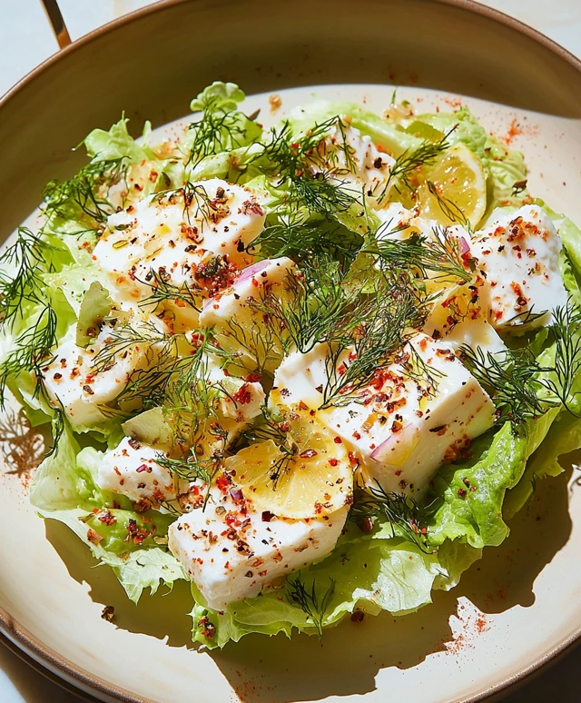 Iceberg Salad with Oregano Dressing