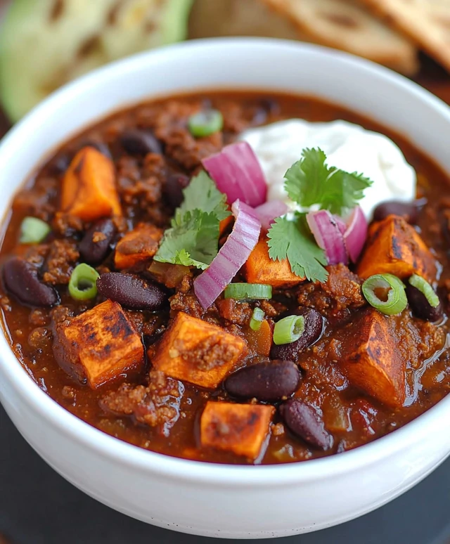 Vegetarian Sweet Potato Chili