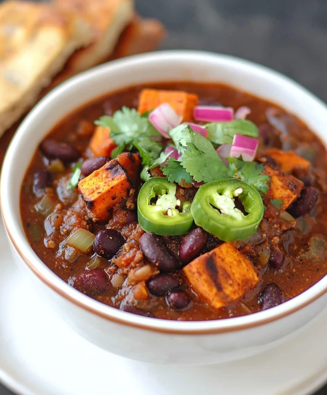 Vegetarian Sweet Potato Chili