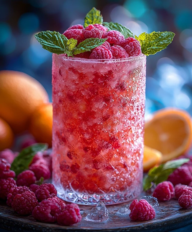 Sangria Granita Dessert