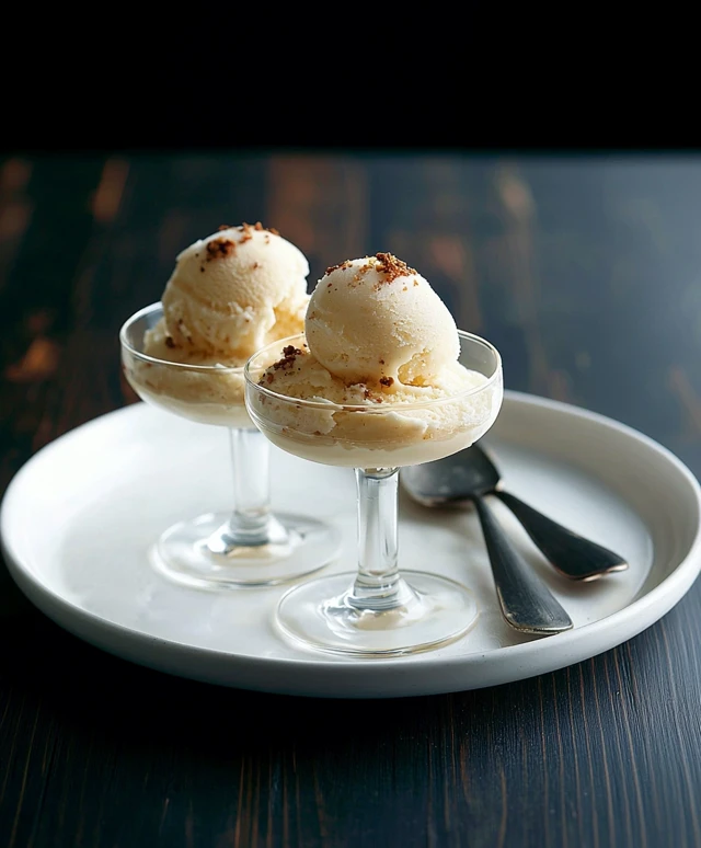 Coquito Ice Cream Dessert