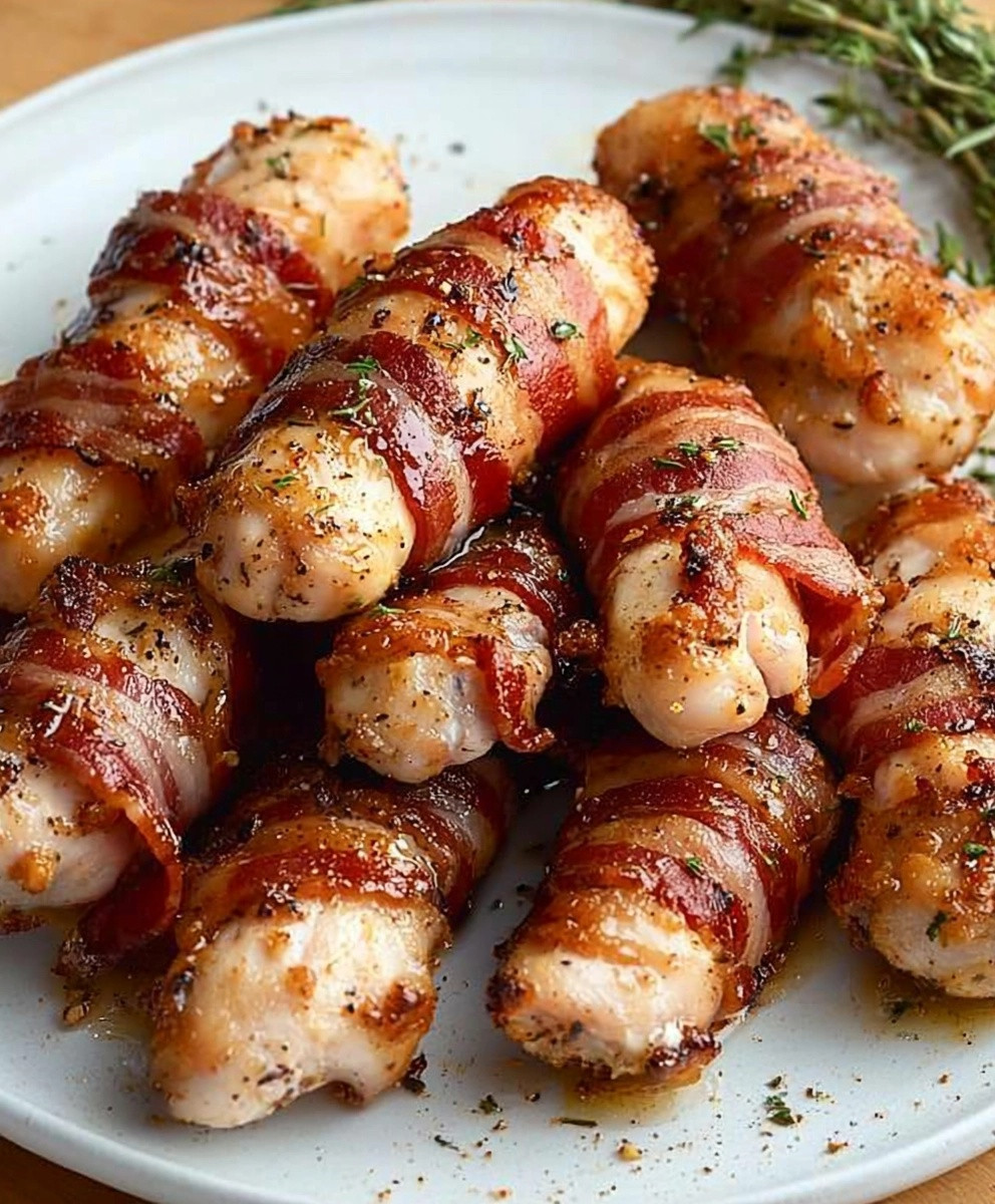 Bacon Wrapped Chicken Tenders