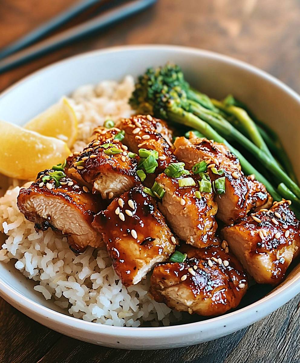 Honey Ginger Chicken Dish