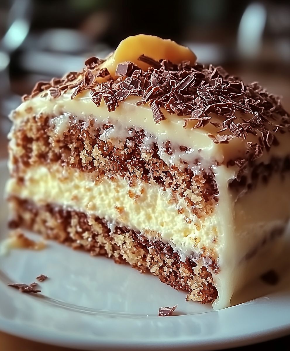 German Chocolate Cheesecake Cake