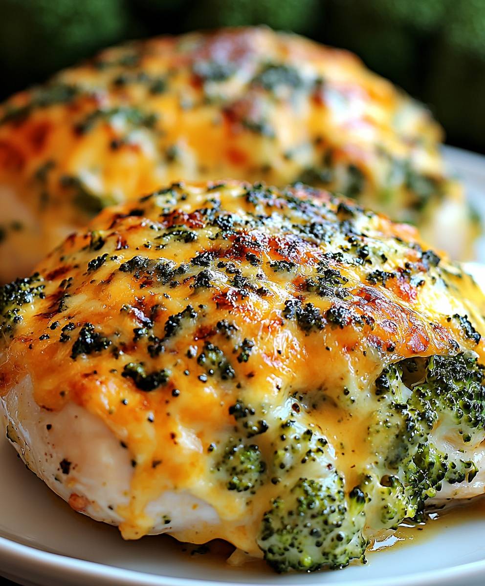 Broccoli Cheddar Stuffed Chicken