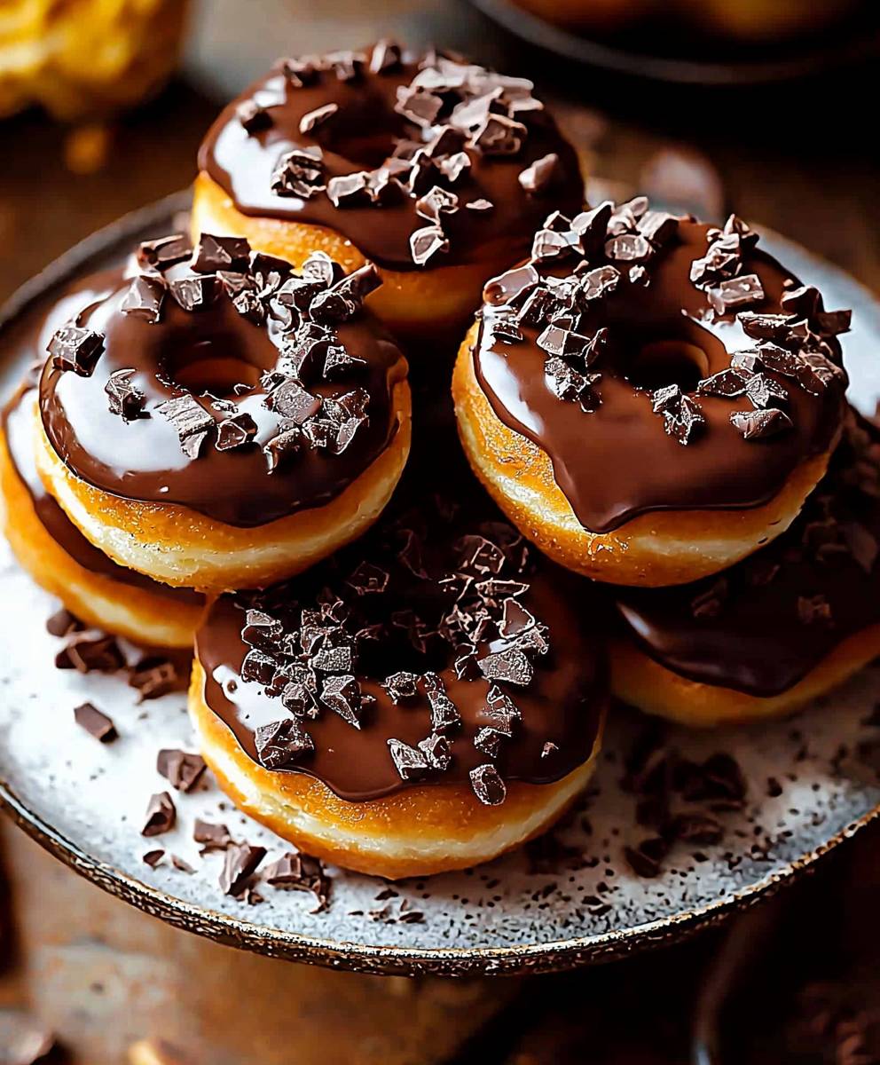 Hot Chocolate Doughnuts