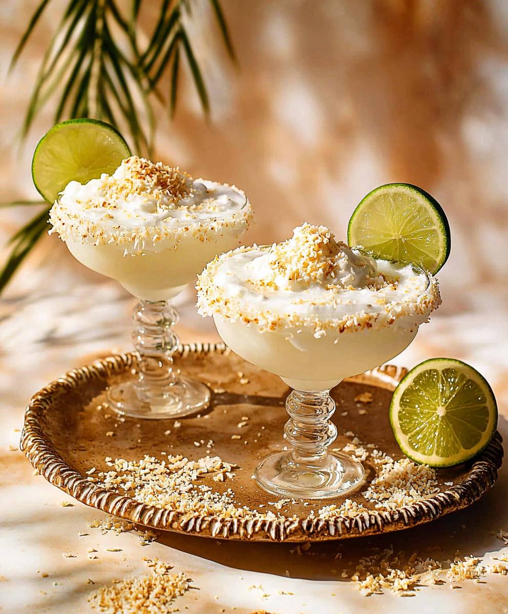 Frozen Coconut Margaritas