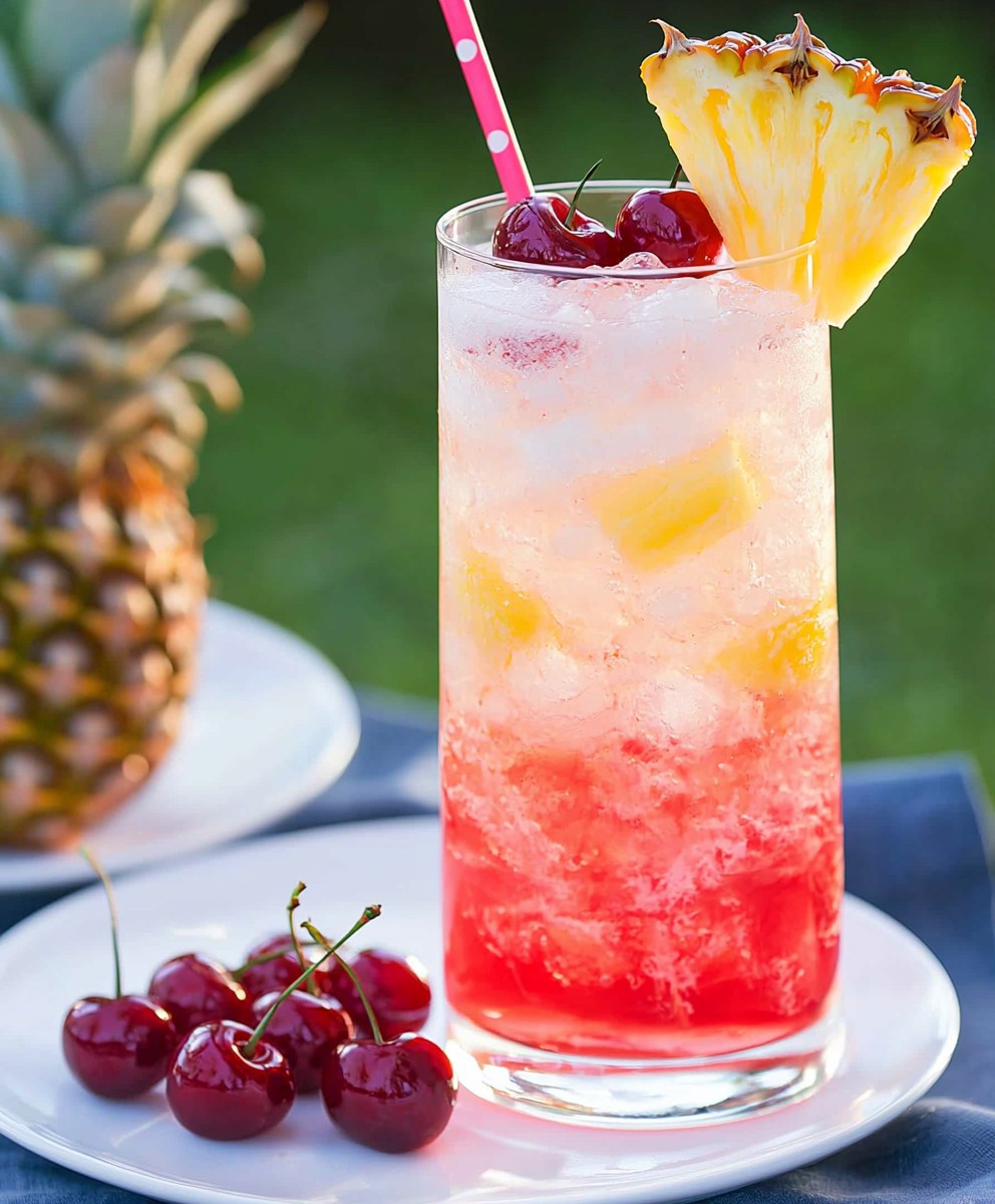 Cherry Pineapple Lemonade