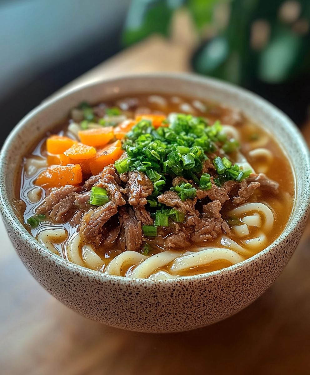 Freezer Meal Japanese Beef Udon