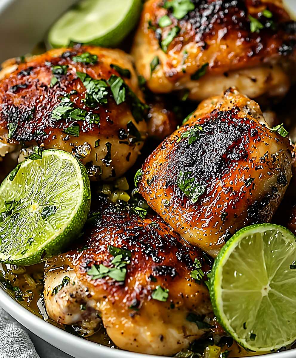 Cilantro Lime Chicken Thighs