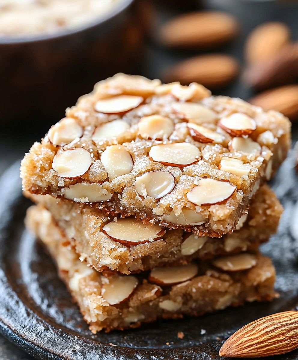 Triple Almond Cookies