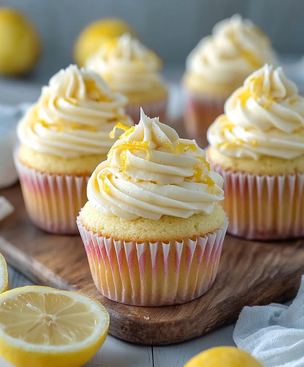 Lemon Vanilla Cupcakes