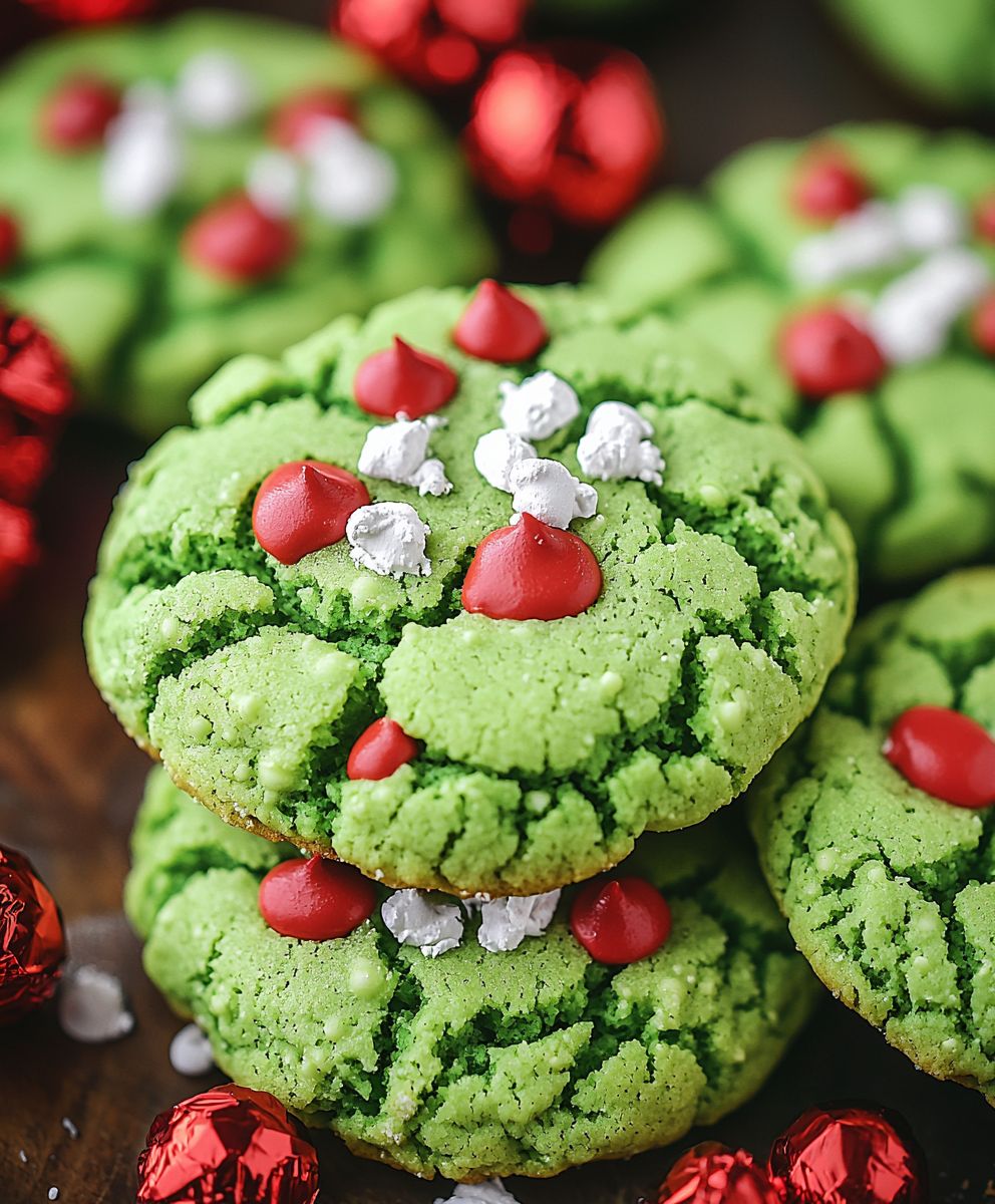 Grinch cookies