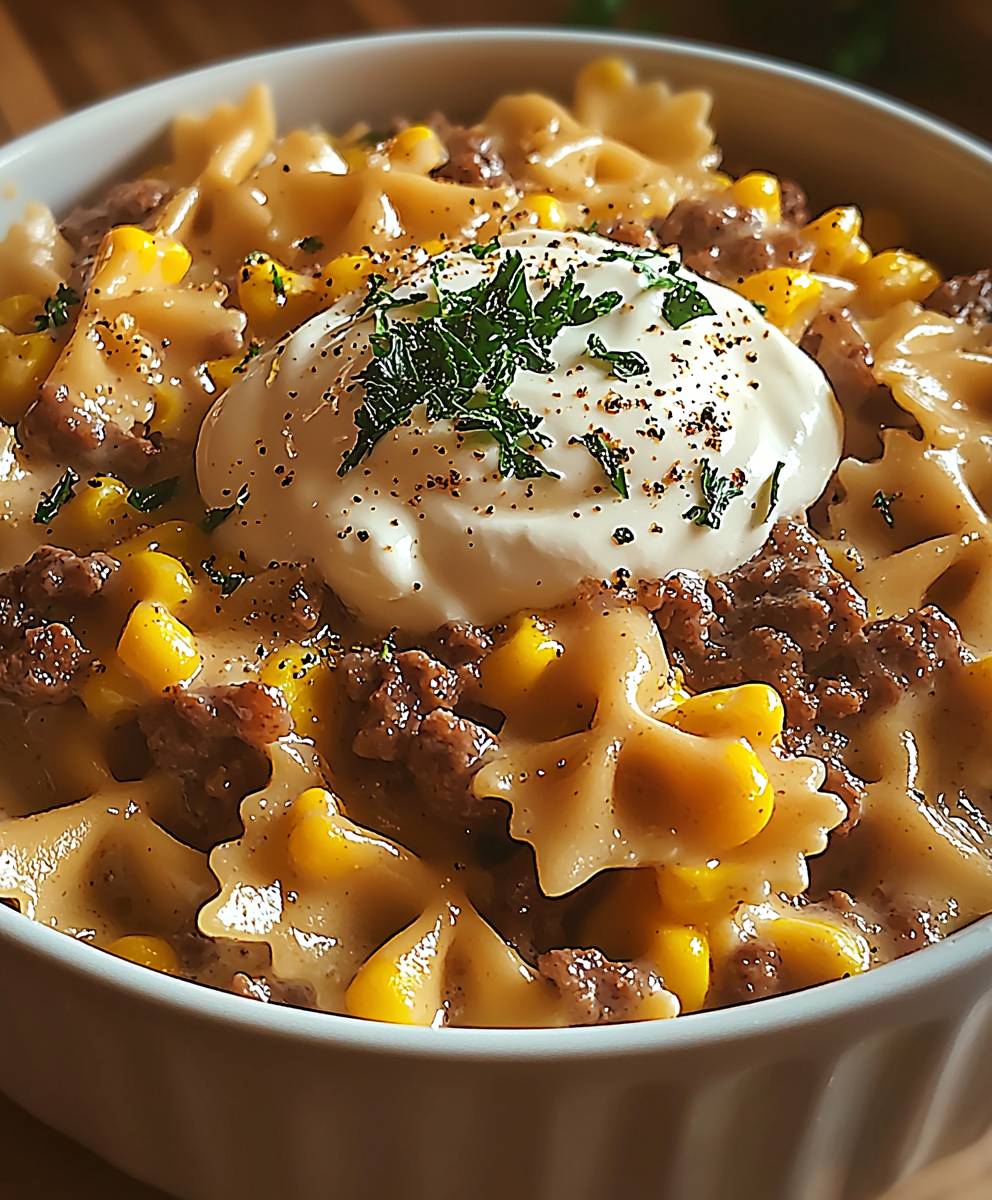 Ranch Beef Corn Casserole