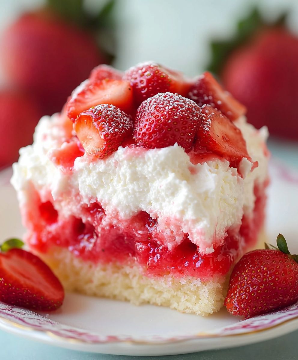 Strawberry Poke Cake