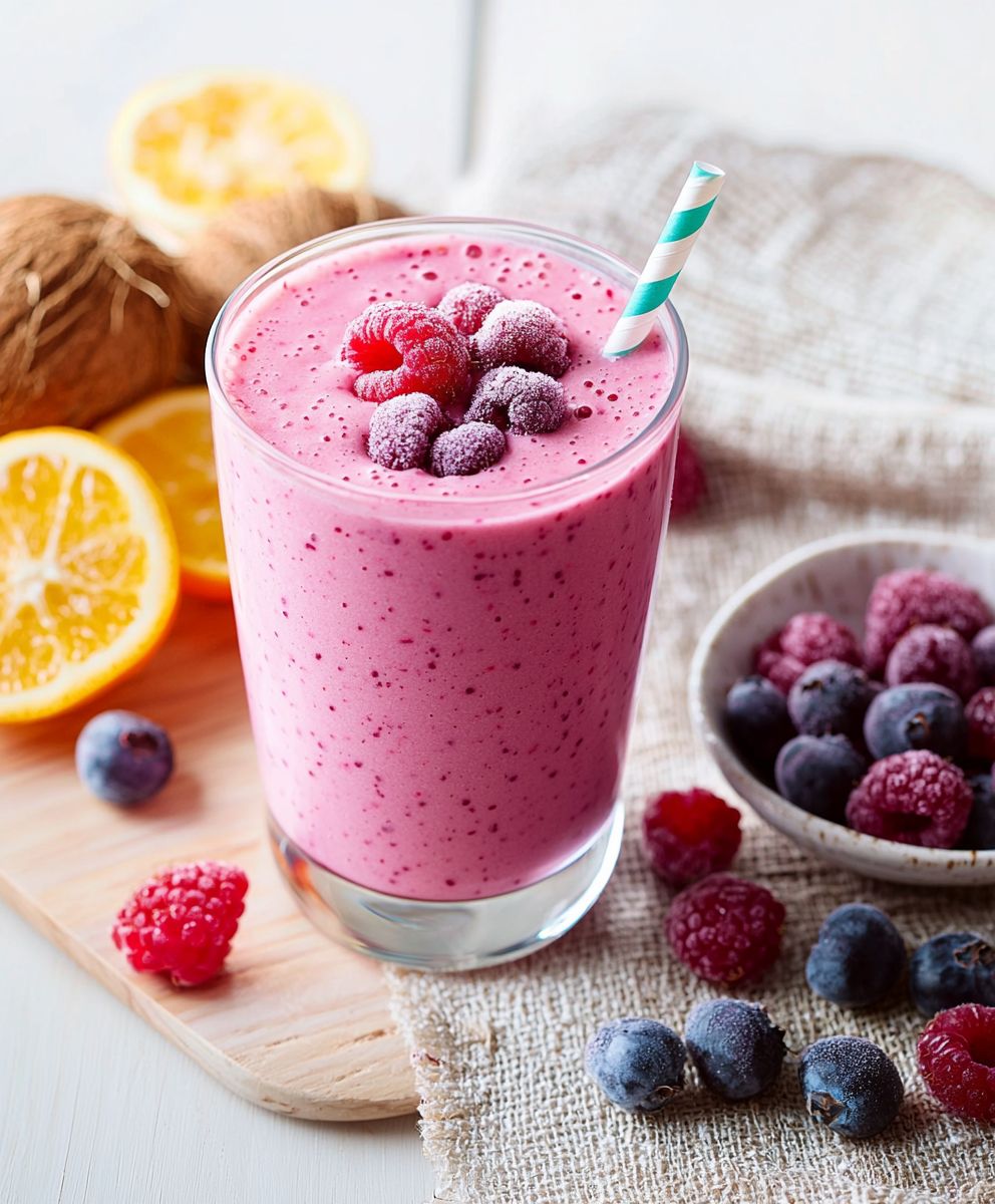 Coconut Berry Smoothie