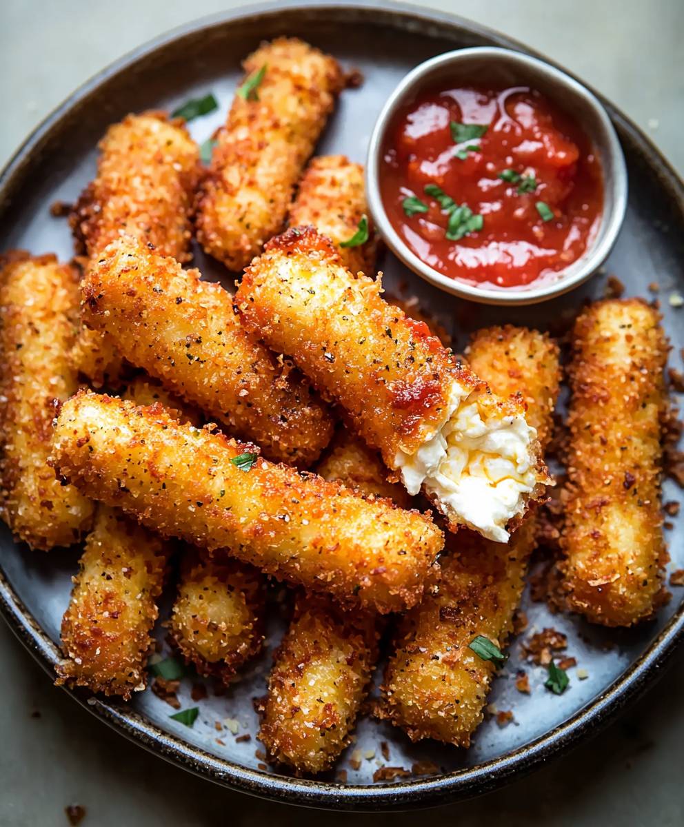 Homemade Mozzarella Sticks