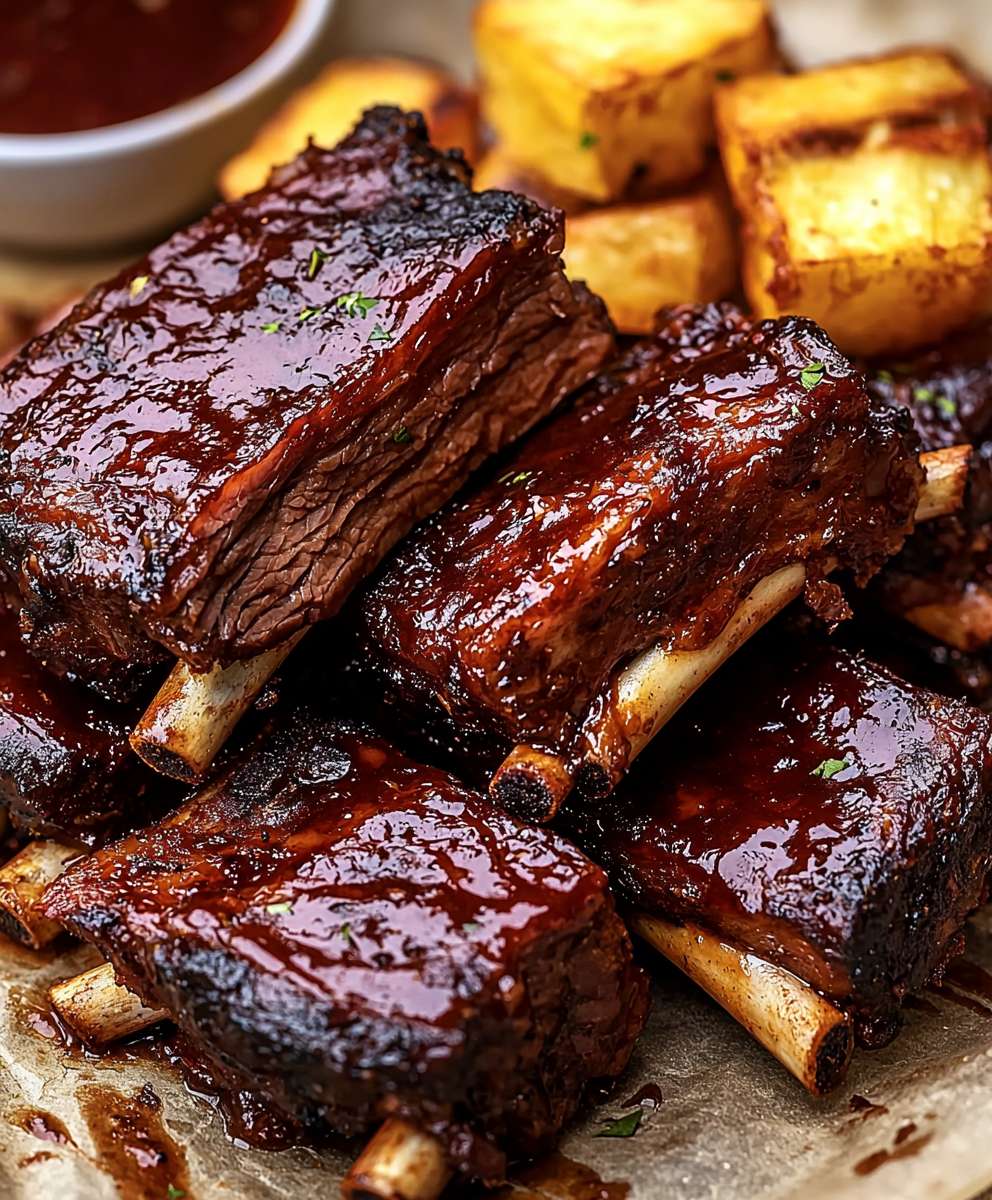 Smoked beef short ribs
