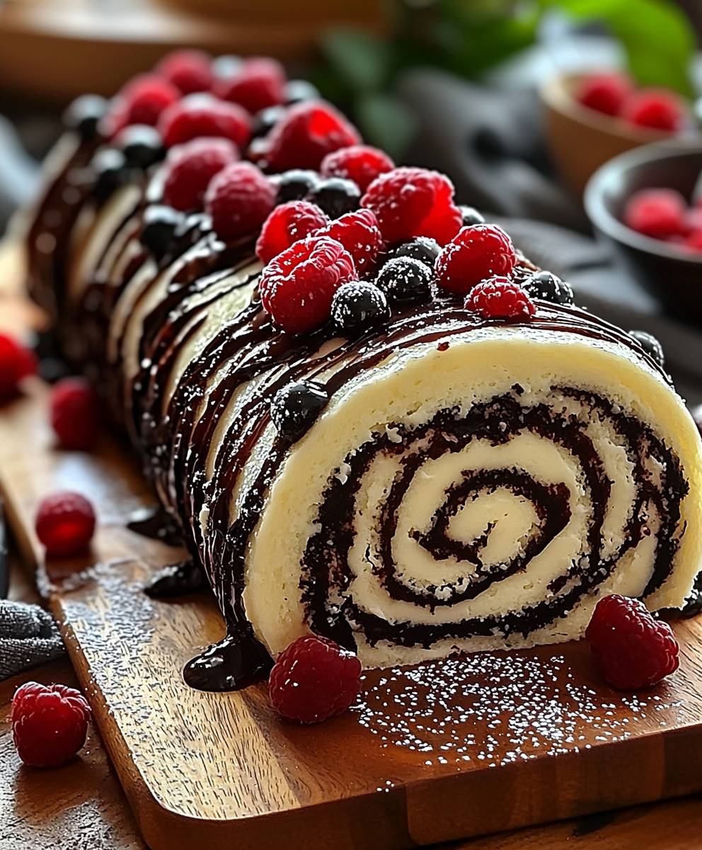 Black Forest Swiss Roll
