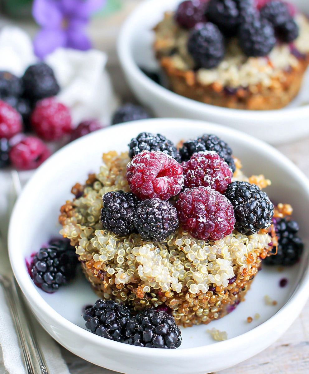 Coconut Quinoa Breakfast Cups