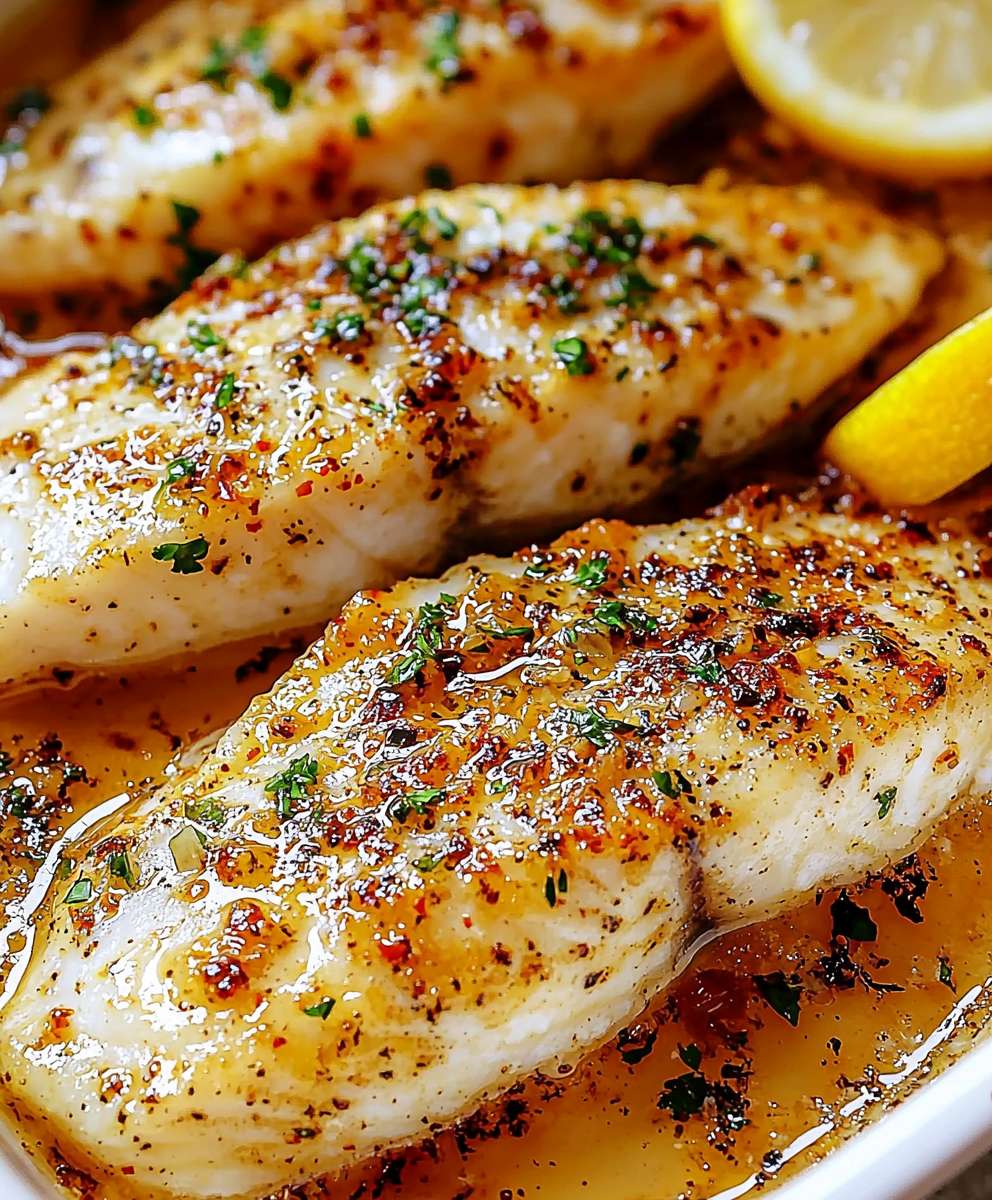 Garlic Butter Baked Tilapia