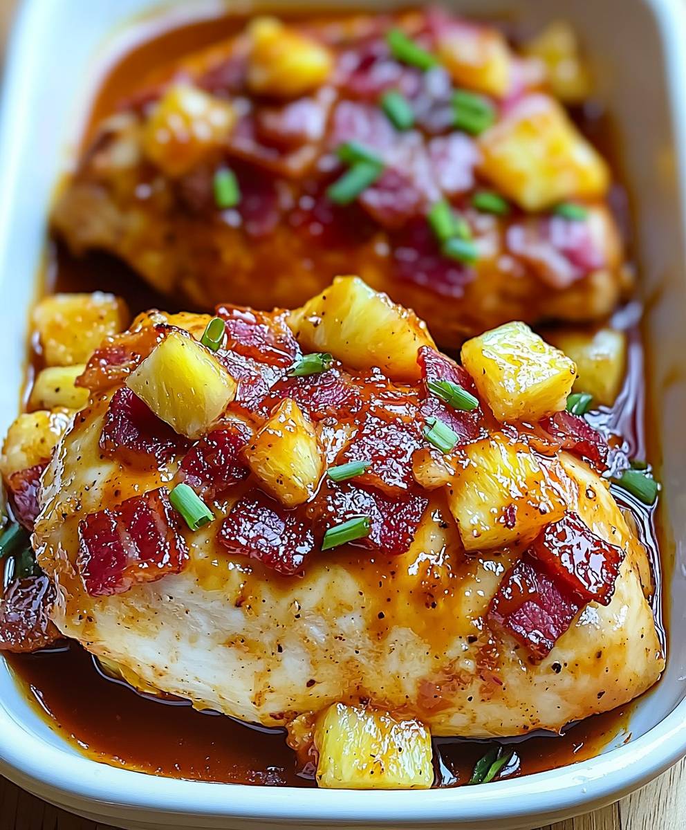Bacon Pineapple BBQ Chicken