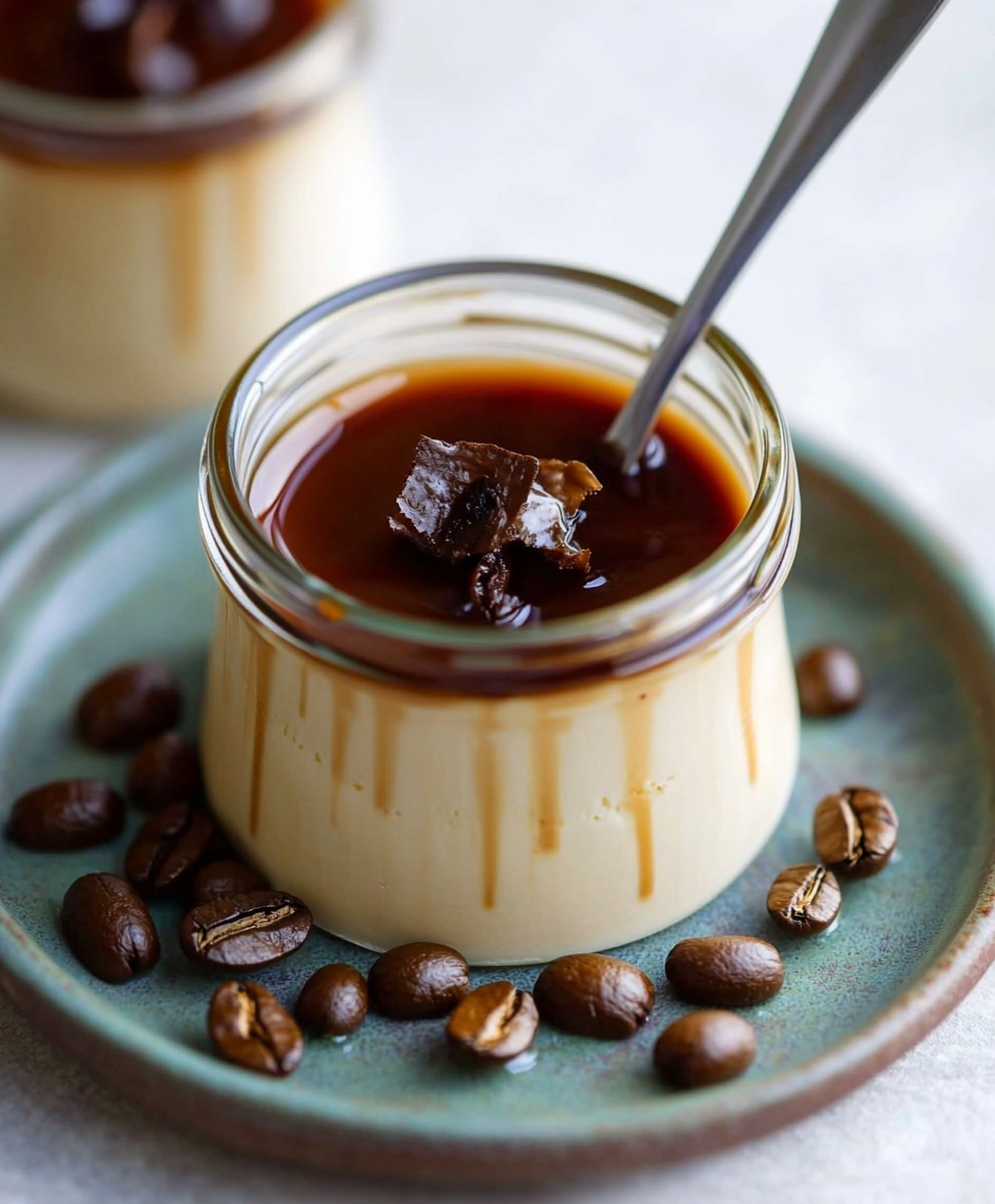 Coffee Panna Cotta Dessert